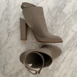 Vince grey block heel bootie - size 9.5